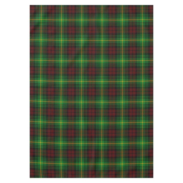 Toalha De Mesa Xadrez Escocesa Clan Martin Tartan (Frente)