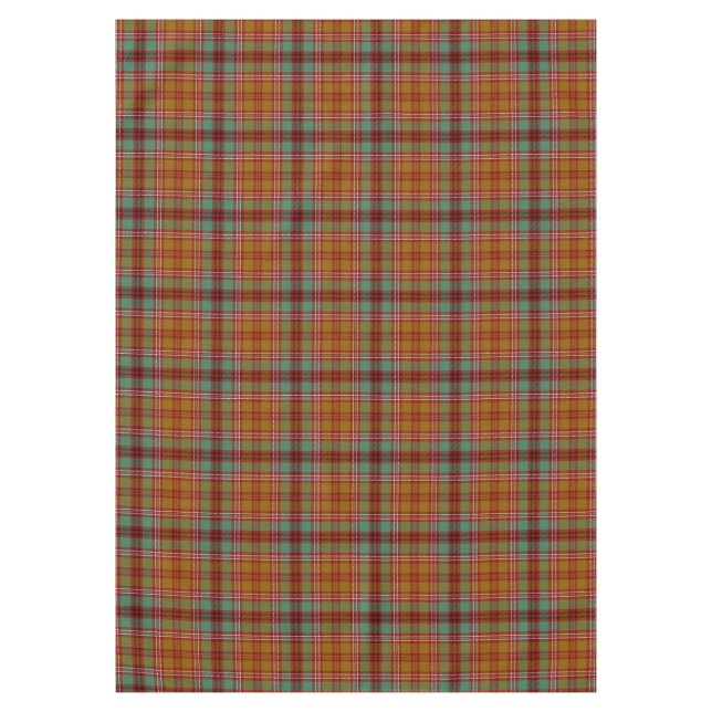 Toalha De Mesa Xadrez Escocesa Clan McCall Tartan (Frente)