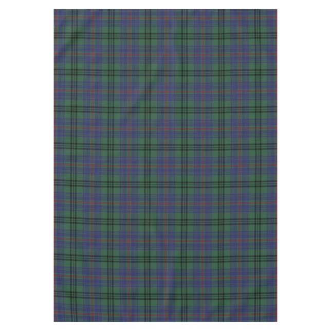 Toalha De Mesa Xadrez escocesa Clan Walker Tartan (Frente)