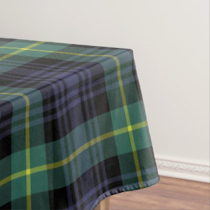 Toalha De Mesa Xadrez Escocesa Tartan Padrão Verde Roxo Amarelo