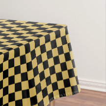 Xadrez Preto e Amarelo Enfumaçado
