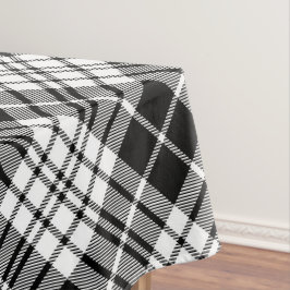 Toalha De Mesa Xadrez Preto E Branco