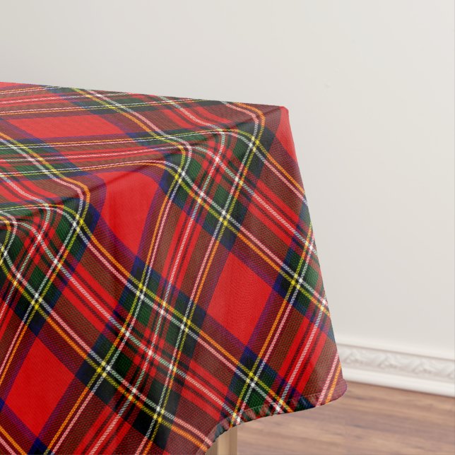 Toalha De Mesa Xadrez Real Stewart Clan Tartan (Posição Original)