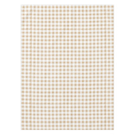 Toalha De Mesa Xadrez Rustic Neutral Beige Gingham Buffalo