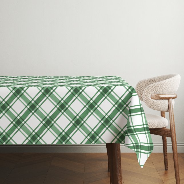 Toalha De Mesa Xadrez Verde (Green Plaid Tablecloth
)