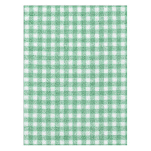 Toalha De Mesa Xadrez Verde Menta Infantil
