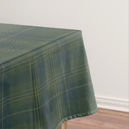 Toalha De Mesa Xadrez Verde Tartan | Feriado de Natal Russo