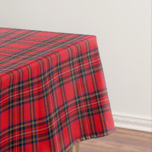 Toalha De Mesa Xadrez vermelha de Stewart tartan