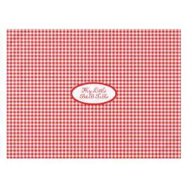 Toalha De Mesa Xadrez Vermelho de Vichy para Negócios, Pousadas, 