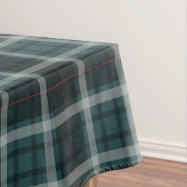 Toalha De Mesa Xadrez Vintage Turquesa