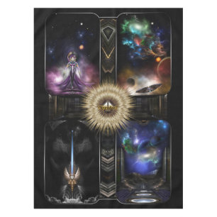 Toalha De Mesa Xzendor7 Quadologia Da Fantasia Fractal