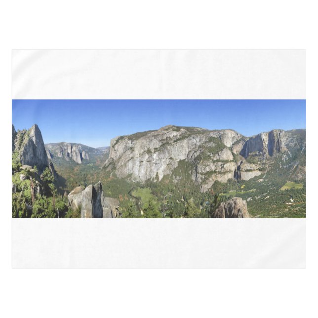 Toalha De Mesa Yosemite Valley Panorama 2 - Yosemite (Frente (Horizontal))