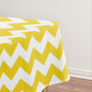 Toalha De Mesa Zigzag Amarelo, Chevron Amarelo, Padrão Geométrico