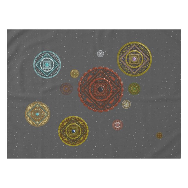 Toalha De Mesa Zodiac Tablecloth (Frente (Horizontal))