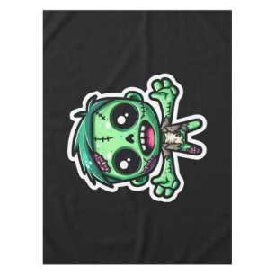 Toalha De Mesa Zombie engraçado