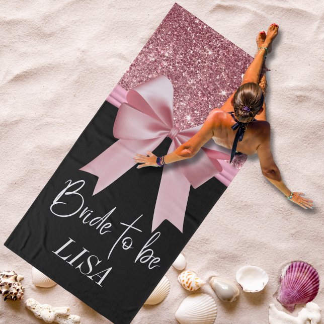 Toalha de noiva personalizada do Arco brilhante pr (Criador carregado)