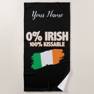 Toalha De Praia 0% irlandês 100%