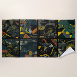 Toalha De Praia 24 cats in one