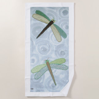 Toalha De Praia 2 Dragonflies #1