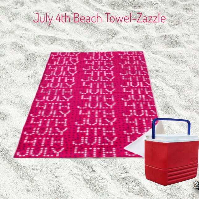 Toalha De Praia 4 de julho (Criador carregado)