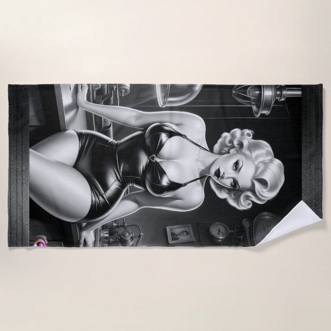 Toalha De Praia A bela aparência da ciência por Xzendor7 (Frente)