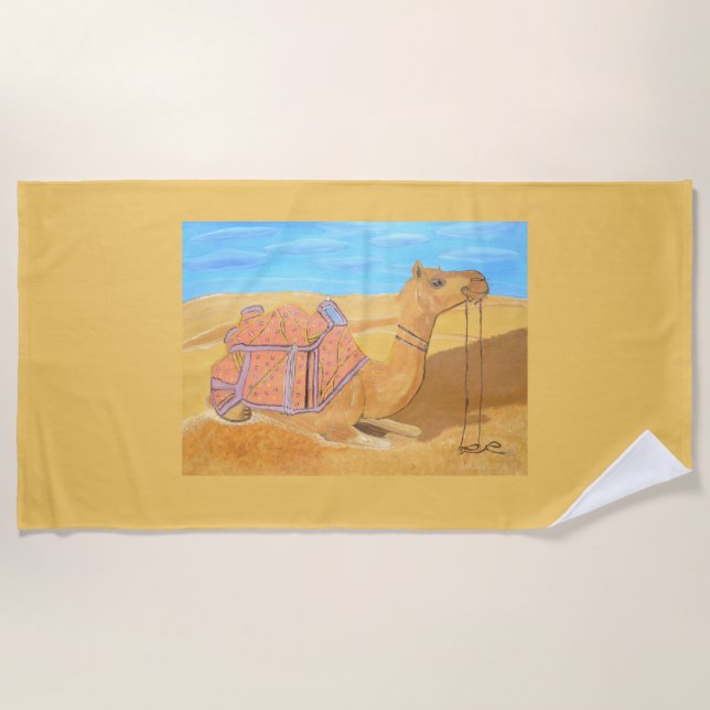 Toalha De Praia A camel beach towel  (Frente)