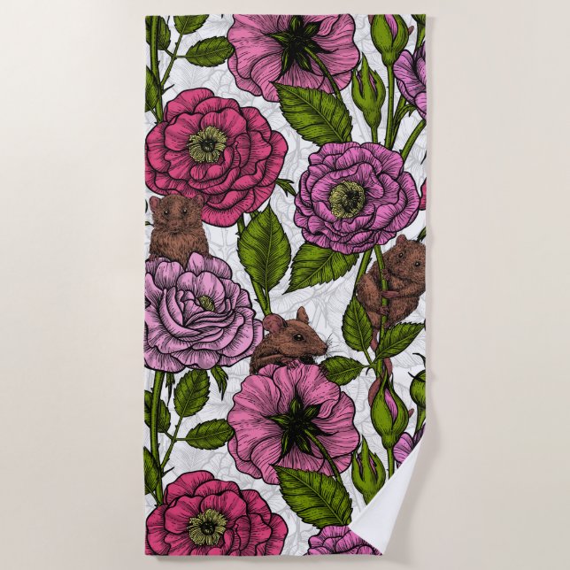 Toalha De Praia A festa dos ratos (Frente)