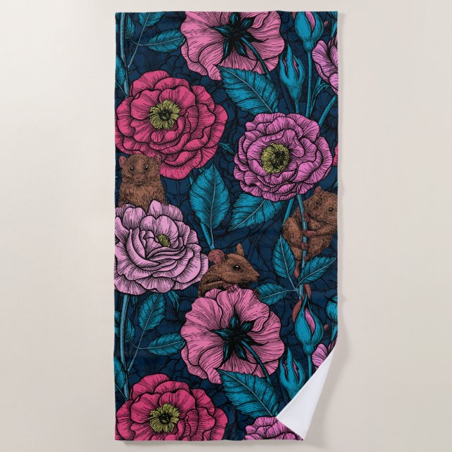 Toalha De Praia A festa dos ratos (Frente)