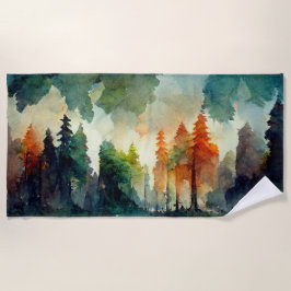 Toalha De Praia A Floresta (natureza)