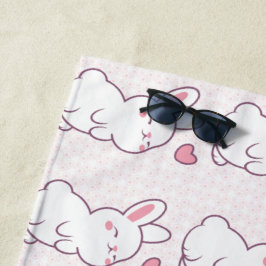 Toalha De Praia A Little Bunny Made of Feelings