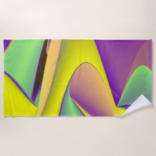 Toalha De Praia A Mágica do Verão, Abstrato 3D Art
