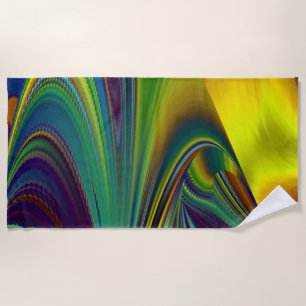 Toalha De Praia A Mágica do Verão, Abstrato 3D Art