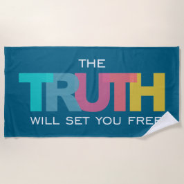 Toalha De Praia A Verdade te libertará