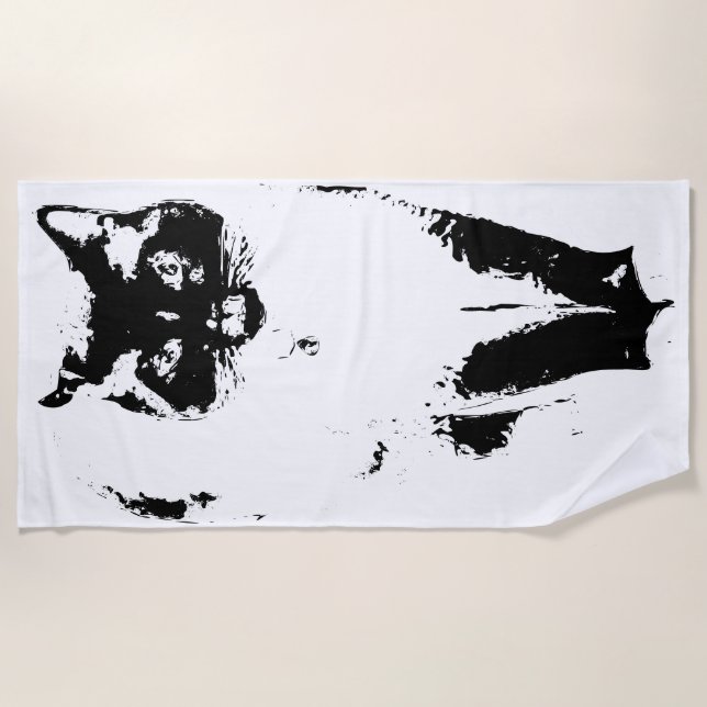 Toalha De Praia A verdadeira salva-vidas (Frente)