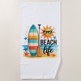 Toalha De Praia A Vida na Praia