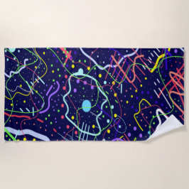 Toalha De Praia A vida no espaço