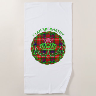 Toalha De Praia Abernethy Scottish Tartan Celtic Thistle