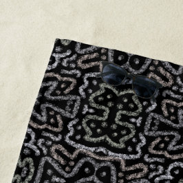 Toalha De Praia Abstract Arrow Grunge Pattern And Soft Pastels