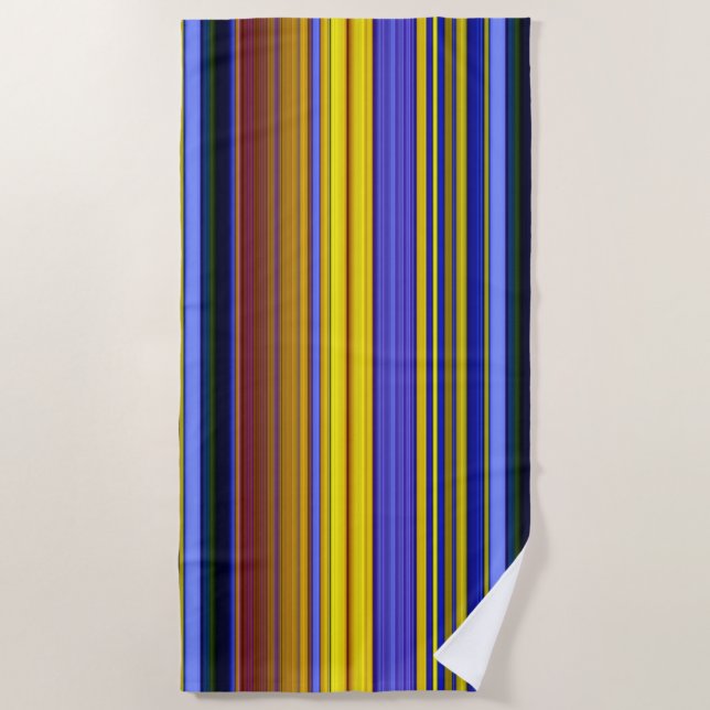 Toalha De Praia Abstract Stripes Design 1 (Frente)