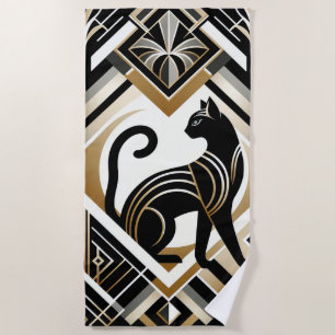 Toalha De Praia Abstrato moderno - Decorativa Cat Beach Towel
