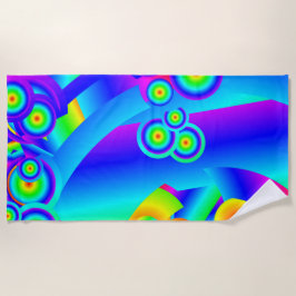 Toalha De Praia Abstrato Ocean Waves Beach Towel