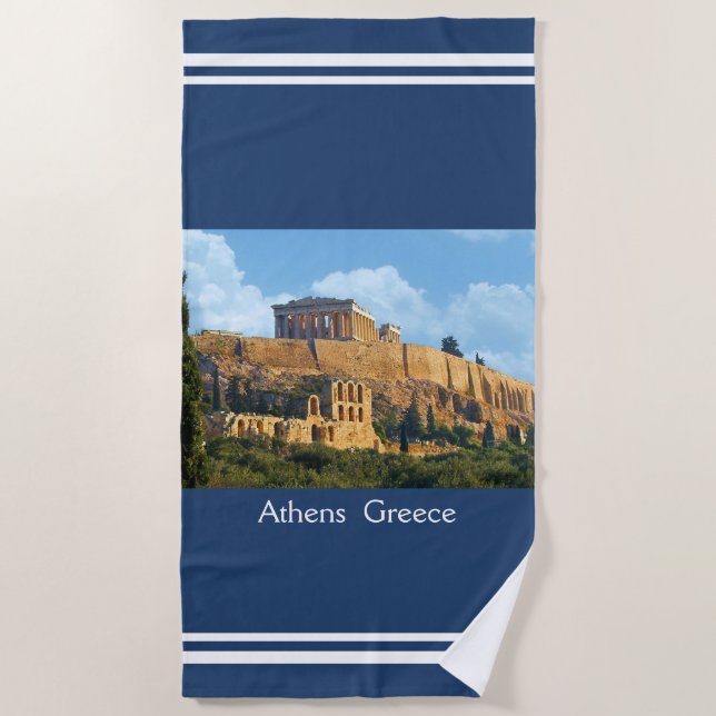 Toalha De Praia Acropolis Beach Towel (Frente)
