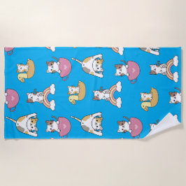 Toalha De Praia Adorable Kitty Cats