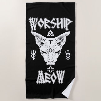 Toalha De Praia Adore Meow