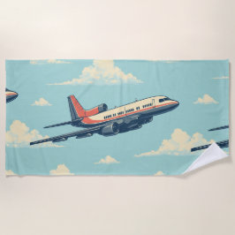Toalha De Praia Airplane Beach Towels