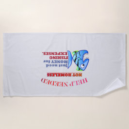 TOALHA DE PRAIA AJUDA NECESSÁRIA.