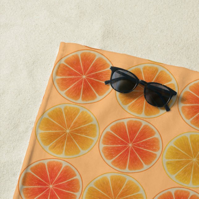 Toalha de praia alaranjada (In Situ)