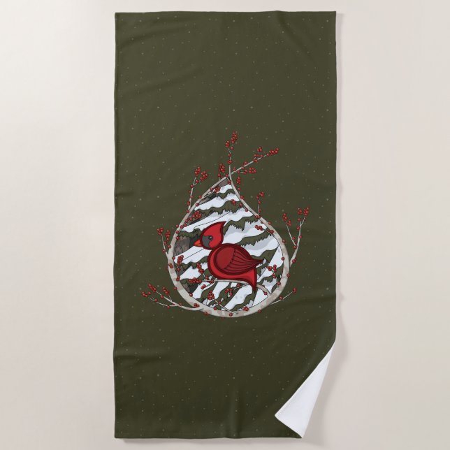 Toalha De Praia Alexander, o Cardinal Beach Towel (Frente)
