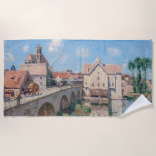 Toalha De Praia Alfred Sisley - A Ponte de Moret