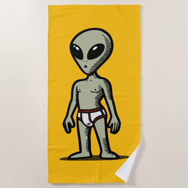 Toalha de Praia Alien (Frente)